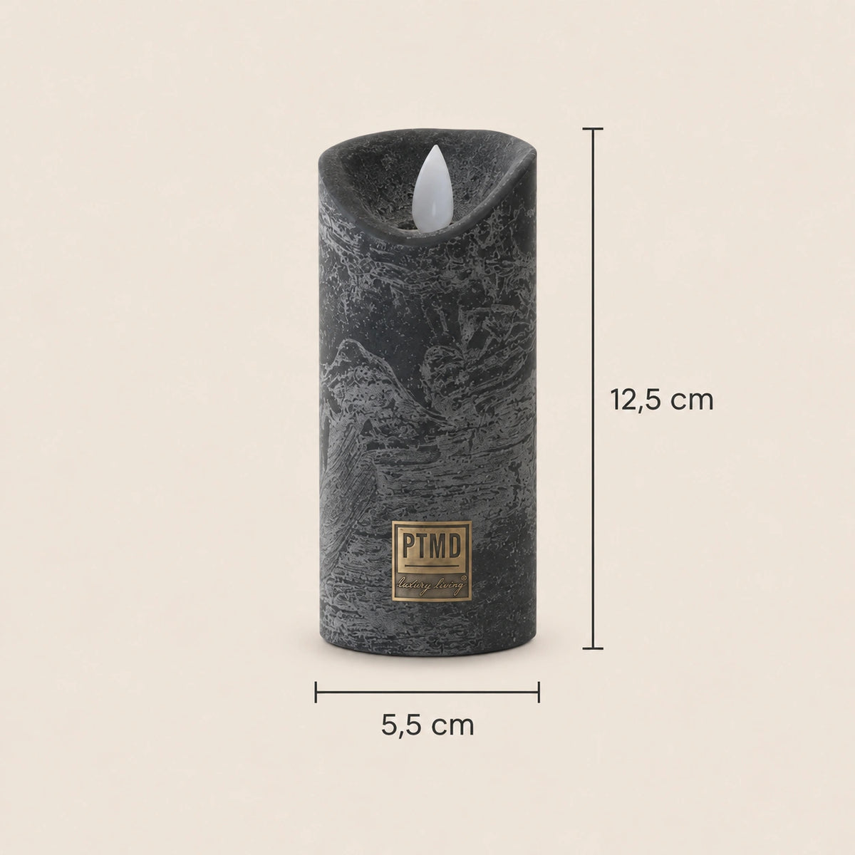 LED Candle with Moving Flame and Timer Function XS - Battery-Operated | PTMD