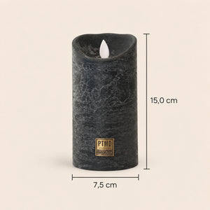 LED Candle M with Moving Flame and Timer Function - Battery Operated | PTMD