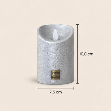 LED-Kerze S mit beweglicher Flamme und Timer-Funktion - batteriebetrieben | PTMD