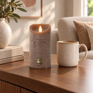 LED Candle M with Moving Flame and Timer Function - Battery Operated | PTMD