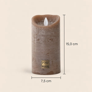 LED Candle M with Moving Flame and Timer Function - Battery Operated | PTMD