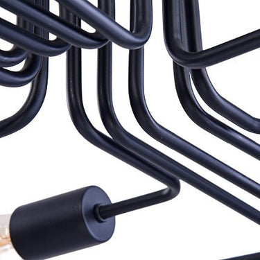 Deckenleuchte Schwarz Metall 12‑Licht - Design – Gilbert | Maytoni - Esszett Luxury | Stilvolles Wohnen mit Charakter