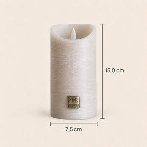 LED Candle M with Moving Flame and Timer Function - Battery Operated | PTMD