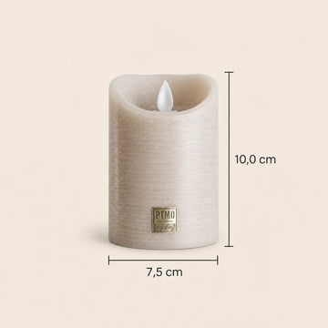 LED-Kerze S mit beweglicher Flamme und Timer-Funktion - batteriebetrieben | PTMD