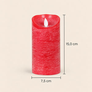 LED Candle M with Moving Flame and Timer Function - Battery Operated | PTMD