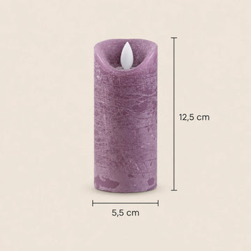 LED-Kerze XS mit beweglicher Flamme und Timer-Funktion - batteriebetrieben | PTMD