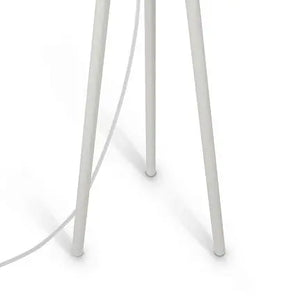 Floor lamp with metal frame, fabric shade & tripod stand – Calvin | Maytoni