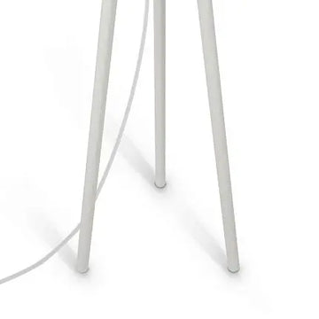 Floor lamp with metal frame, fabric shade & tripod stand – Calvin | Maytoni