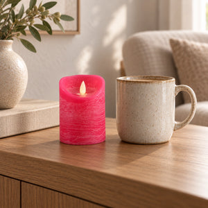 LED Candle S with Moving Flame and Timer Function - Battery-Operated | PTMD