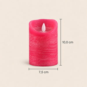 LED Candle S with Moving Flame and Timer Function - Battery-Operated | PTMD