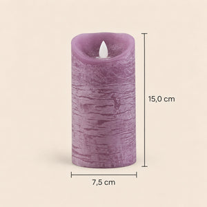 LED Candle M with Moving Flame and Timer Function - Battery Operated | PTMD