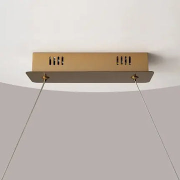 Pendelleuchte – Messingfarbenes Metall, 36 W Leistung, Warmweiß, 120 cm Länge - Krone | Maytoni