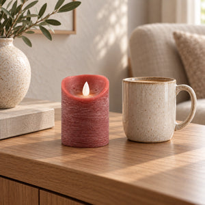 LED Candle S with Moving Flame and Timer Function - Battery-Operated | PTMD