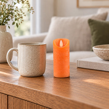 LED-Kerze XS mit beweglicher Flamme und Timer-Funktion - batteriebetrieben | PTMD