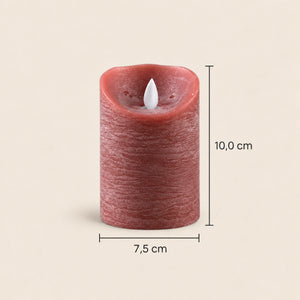LED Candle S with Moving Flame and Timer Function - Battery-Operated | PTMD