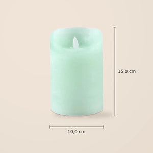 LED Candle L with moving flame and timer function - battery operated | PTMD
