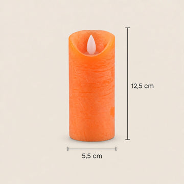 LED-Kerze XS mit beweglicher Flamme und Timer-Funktion - batteriebetrieben | PTMD
