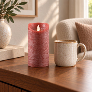 LED Candle M with Moving Flame and Timer Function - Battery Operated | PTMD