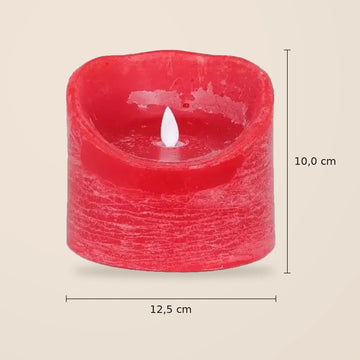 LED-Kerze – XL Größe, Bewegliche Flamme, Timer-Funktion - batteriebetrieben | PTMD