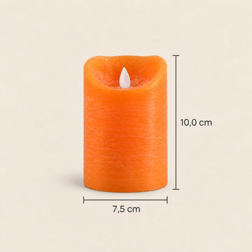 LED-Kerze S mit beweglicher Flamme und Timer-Funktion - batteriebetrieben | PTMD