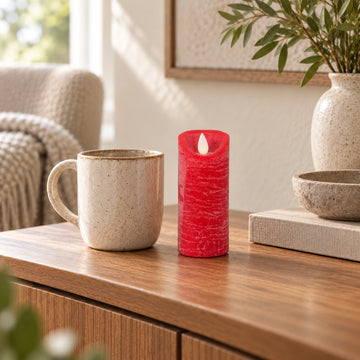 LED-Kerze XS mit beweglicher Flamme und Timer-Funktion - batteriebetrieben | PTMD