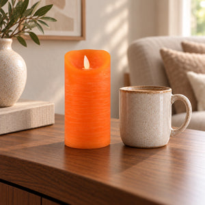 LED Candle M with Moving Flame and Timer Function - Battery Operated | PTMD