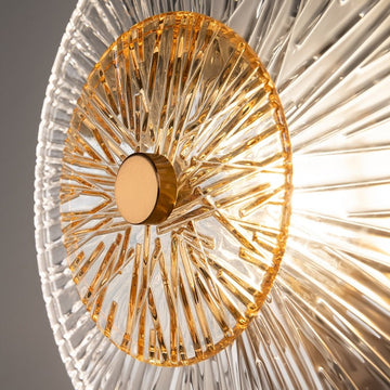 Wandleuchte Gold, bernsteingetöntes Ovalglas, E14 40 W – Aster | Maytoni - Esszett Luxury | Stilvolles Wohnen mit Charakter