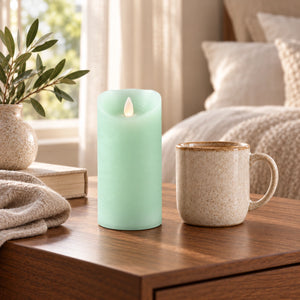 LED Candle M with Moving Flame and Timer Function - Battery Operated | PTMD
