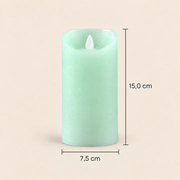 LED-Kerze M mit beweglicher Flamme und Timer-Funktion - batteriebetrieben | PTMD