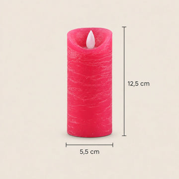 LED-Kerze XS mit beweglicher Flamme und Timer-Funktion - batteriebetrieben | PTMD