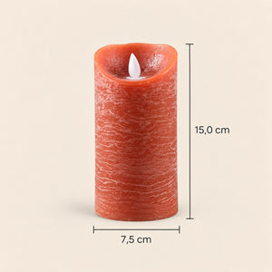LED Candle M with Moving Flame and Timer Function - Battery Operated | PTMD