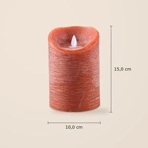 LED Candle L with moving flame and timer function - battery operated | PTMD