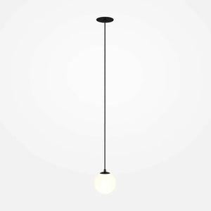 Pendelleuchte – Schwarzes Aluminium, 5 W Leistung, Warmweiß, Einbauversion, Ø10 cm - Luna | Maytoni