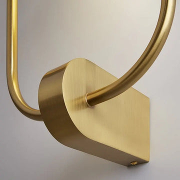 Brass-Colored Metal Wall Lamp with Tropical Leaf Motif and Two White Glass Domes - Tropic | Maytoni