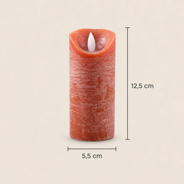 LED-Kerze XS mit beweglicher Flamme und Timer-Funktion - batteriebetrieben | PTMD