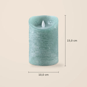 LED Candle L with moving flame and timer function - battery operated | PTMD