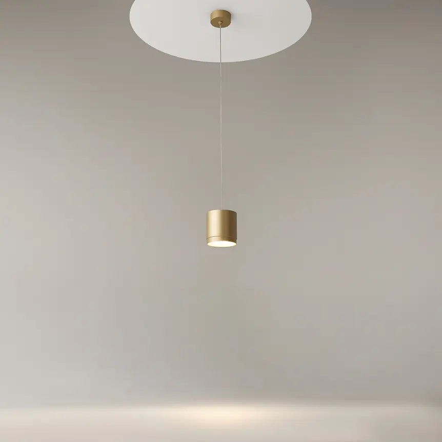 Pendelleuchte – Mattgoldenes Aluminium, 1×GX53 Fassung, 108,5 cm Höhe - Polar | Maytoni