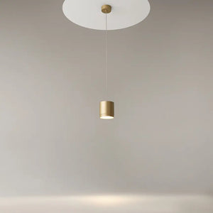 Pendelleuchte – Mattgoldenes Aluminium, 1×GX53 Fassung, 108,5 cm Höhe - Polar | Maytoni