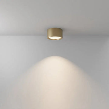 Deckenleuchte – Mattgoldenes Aluminium, IP44 Schutz, Warmweiß, Ø17,6 cm - Hydra | Maytoni