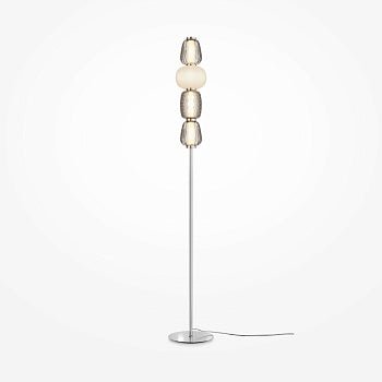 Stehleuchte  Metallrahmen Chrom‑Finish & Integrierte LED (32 W) – Pattern | Maytoni image