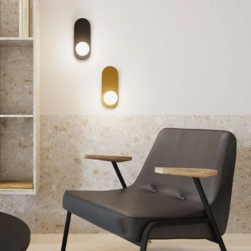 Wall light Matte gold finish, Modern design – Bao | Maytoni