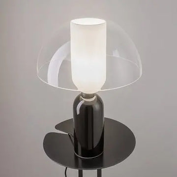 Table lamp with modern metal, ceramic, and glass accent, dimmable and energy-saving LED – Memory | Maytoni