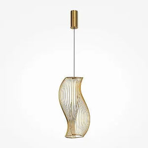 Pendant Light Crystal Design Black Metal Acrylic Elements – Shadows of the Past | Maytoni