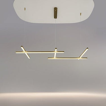 Pendelleuchte Metall mit Gold - Finish Modernes Design & Integrierte LED – Radiance | Maytoni - Esszett Luxury | Stilvolles Wohnen mit Charakter