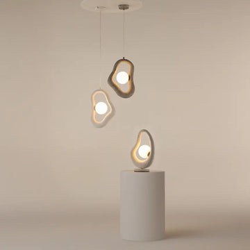Tischleuchte – Weißes Metall, Glasschirm, 1× G9, 38 cm Höhe - Opus | Maytoni