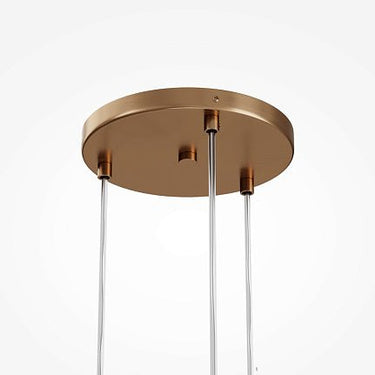Pendelleuchte Goldfarbenes Metall Mattglas Cluster - Design – Basic Form | Maytoni - Esszett Luxury | Stilvolles Wohnen mit Charakter