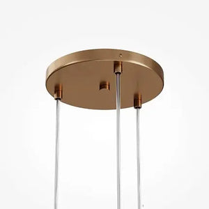 Pendant Light Gold-colored Metal Frosted Glass Cluster Design – Basic Form | Maytoni