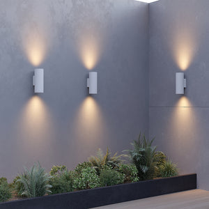 Wandleuchte – Weißes Metall mit Glas, 24 W LED, Warmweiß, 1100 lm - Shim | Maytoni