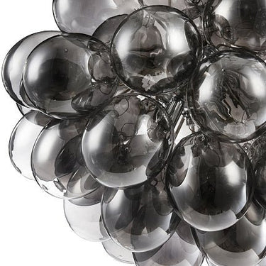 Pendelleuchte mit Nickel - Metallrahmen und rauchgrauen Glasschirmen im modernen Design – Balbo | Maytoni - Esszett Luxury | Stilvolles Wohnen mit Charakter