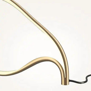 Tischleuchte – Messingfarbenes Aluminium, 12W LED, Warmweiß Licht, IP20 Schutz - Plons | Maytoni
